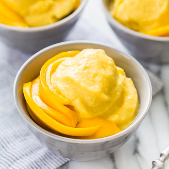Mango Ice Cream - Recipe photo by Get Inspired Everyday