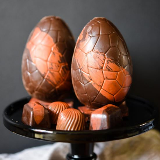 Easter Eggs and Filled Chocolates - Recipe photo by PatisserieMakesPerfect