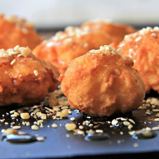 Loukoumades (Greek Donuts) - Recipe photo by CompassandFork