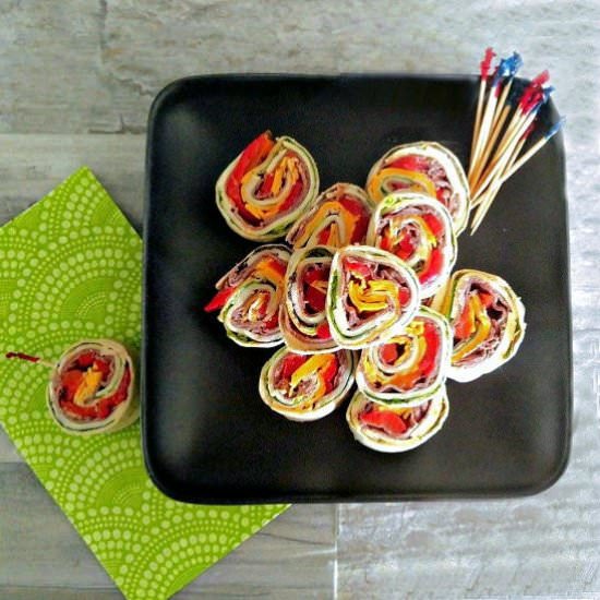 Roast Beef Wraps with Red Peppers - Recipe photo by thegardeningcook