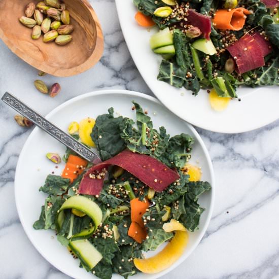Pistachio Spring Salad - Recipe photo by betweenthepine