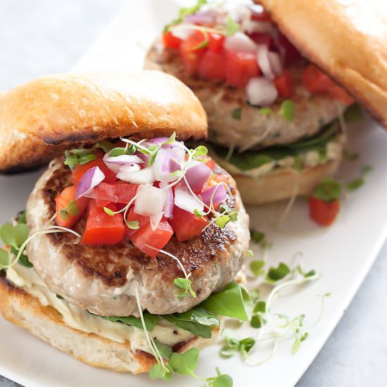 Spicy Tuna Steak Burgers - Recipe photo by asassyspoon