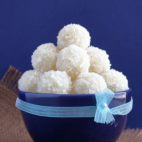 Coconut Ladoo - Recipe photo by revisfoodography