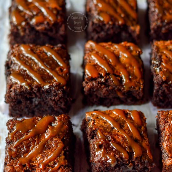 Eggless Caramel Brownies - Recipe photo by ch_cooks