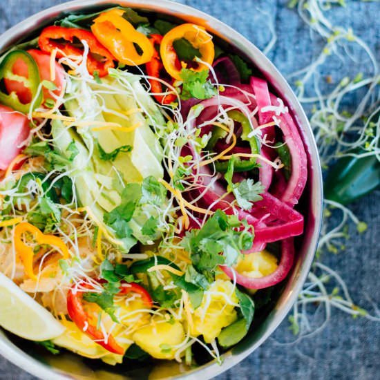 Spicy Pineapple Taco Salad - Recipe photo by by gabriella