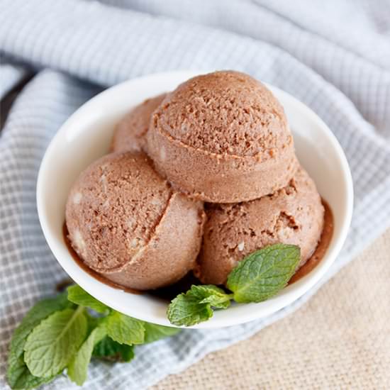 Chocolate Protein Ice Cream - Recipe photo by JennMeyering