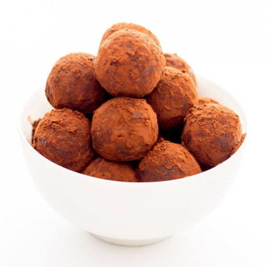 Healthy Chocolate Rum Balls - Recipe photo by onecleverchef