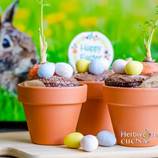 Chocolate Carrot Cupcakes - Recipe photo by Herbivore Cucina