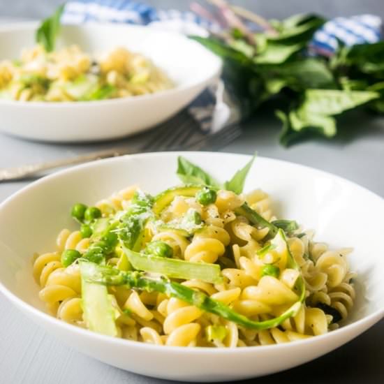 Shaved Asparagus and Leek Spring Pasta - Recipe photo by thelastcookie