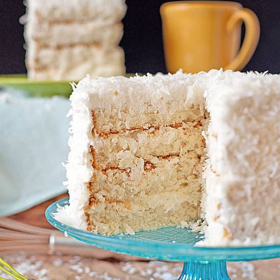 Sour Cream Chantilly Coconut Cake - Recipe photo by TheSugarSandBox