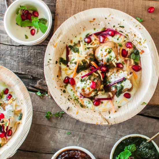 Dahi Bhalla Chaat/Indian Street-food - Recipe photo by MyCookingCanvas