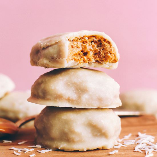 White Chocolate Peanut Butter Eggs - Recipe photo by minimalist baker