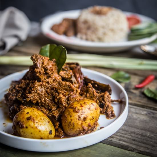 Indonesian Beef Rendang - Recipe photo by WhatToCookToday