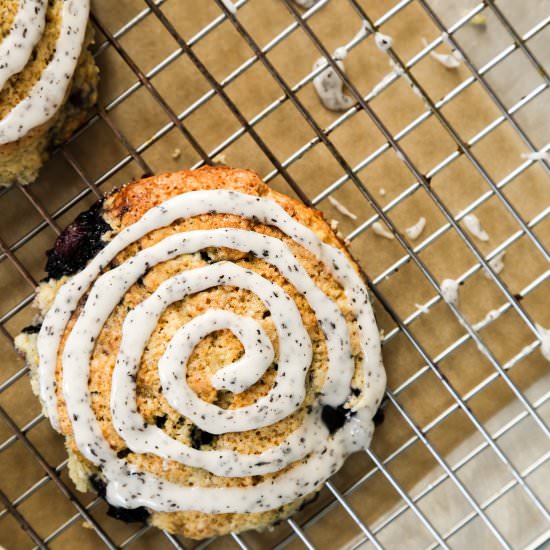 Blueberry Earl Grey Scones - Recipe photo by ProbablyBaking
