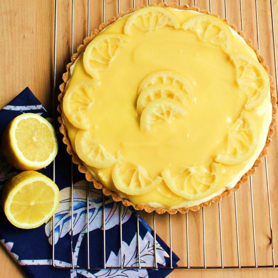 Easter Lemon Tart - Recipe photo by TwoBitTart