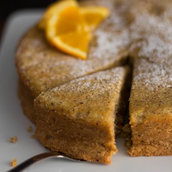 Hazelnut Citrus Torte - Recipe photo by Spoonabilities