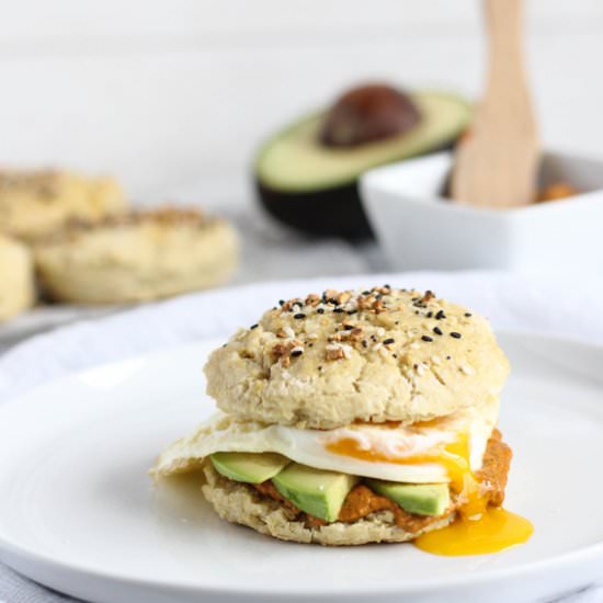 Everything Biscuit Sandwiches - Recipe photo by pumpkinandpeanutbutter