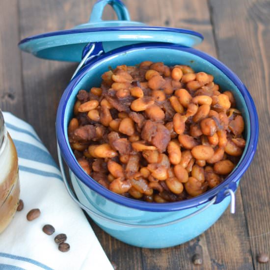 Cold Brew Coffee Baked Beans - Recipe photo by mymoderncookery
