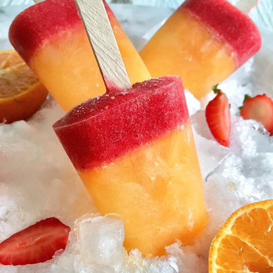 Fruity Volcano Popsicles - Recipe photo by polkapuffs