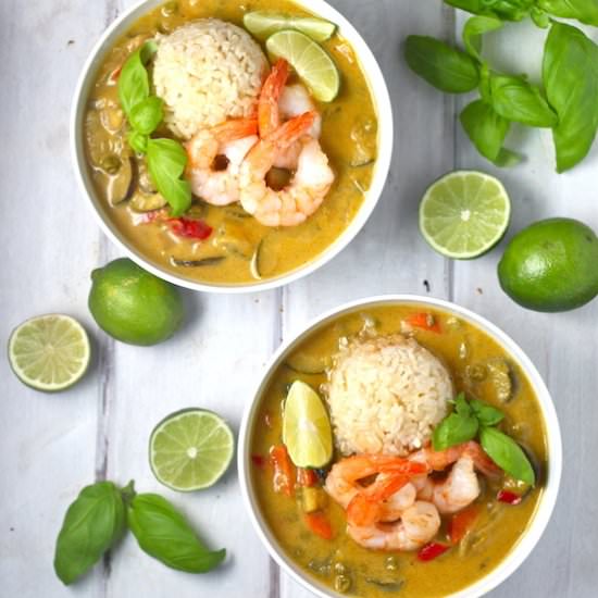 Coconut Lime Shrimp Curry - Recipe photo by themillennialcook