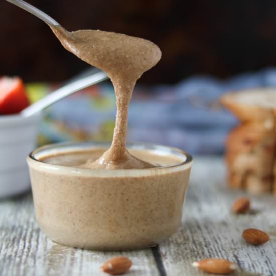 Homemade Roasted Almond Butter - Recipe photo by Girl Heart Food