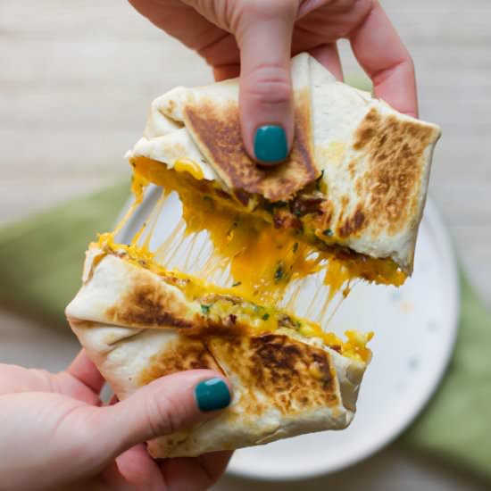 Copycat TB Breakfast Quesadillas - Recipe photo by SouthernParm