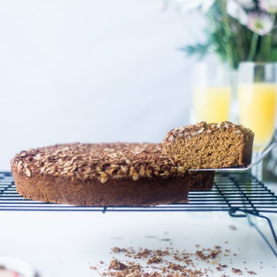 Gluten Free Mimosa Coffee Cake - Recipe photo by foodfaithfitness