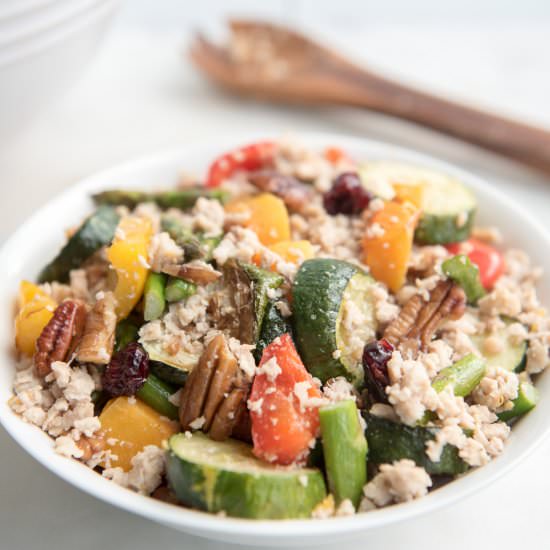 Roasted Vegetable "Couscous" - Recipe photo by thrivingonpaleo