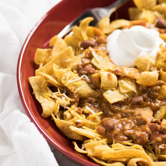 Crockpot Frito Chili Pie - Recipe photo by TheSaltyMarshmallow