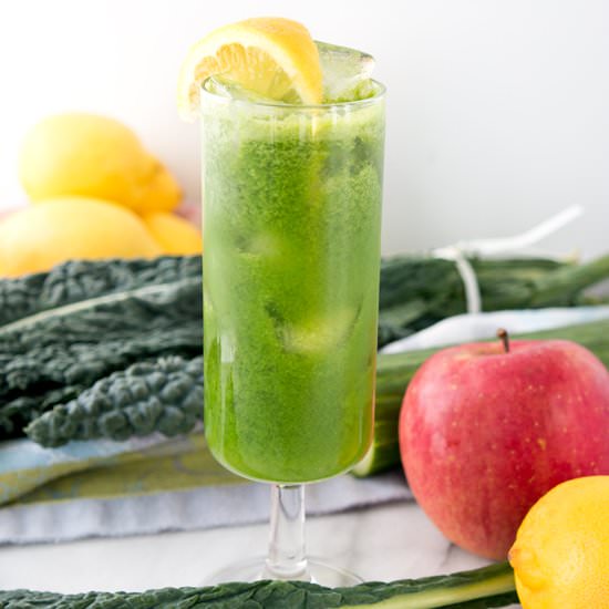 Green Detox Juice - Recipe photo by The Sugar Coated Cottage