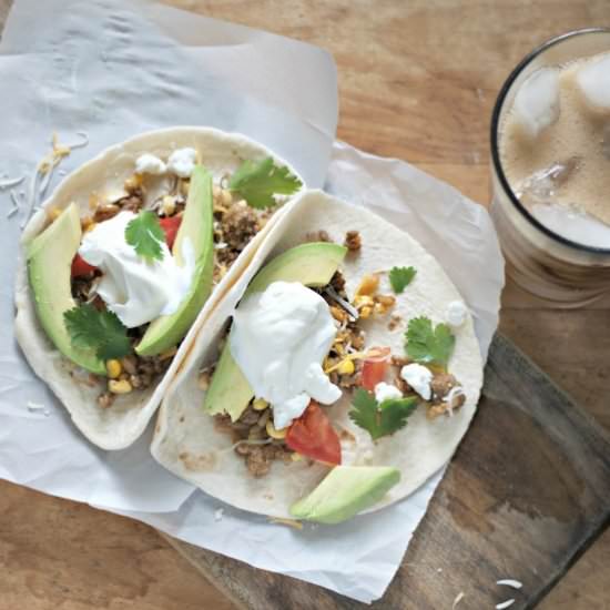 Easy 15 minute Beef and Rice Burrito - Recipe photo by loavesanddishes