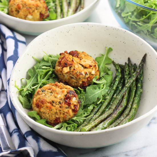 Sun-Dried Tomato Pesto Tuna Cakes - Recipe photo by mysequinedlife