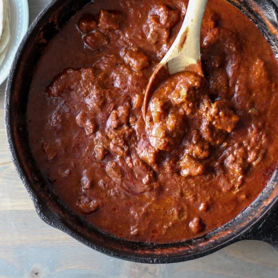 Chili Colorado Skillet - Recipe photo by Buy This Cook That