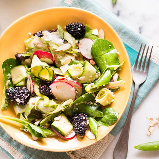 Spring Grains + Greens Salad - Recipe photo by asweetpeachef
