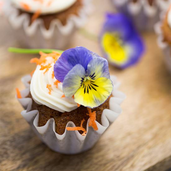 Carrot Cupcakes - Recipe photo by Kiwi and Carrot