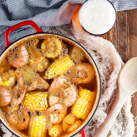 Shrimp Beer Boil - Recipe photo by JennMeyering