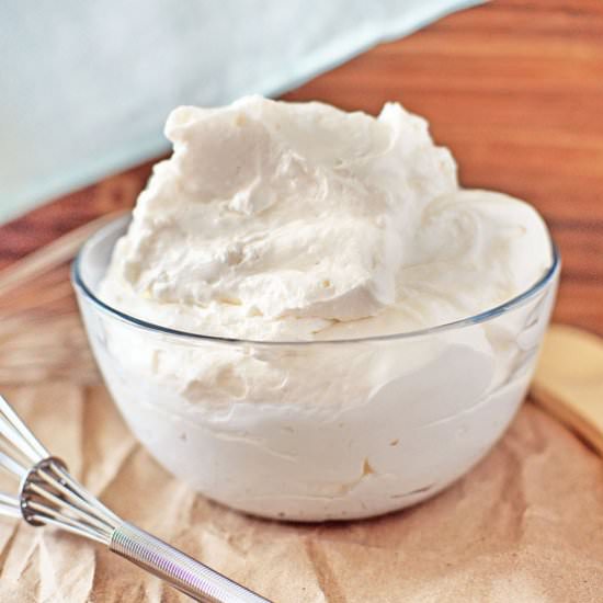 Whipped Sour Cream Chantilly Icing - Recipe photo by TheSugarSandBox