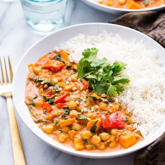 Slow Cooker African Peanut Stew - Recipe photo by thegirlonbloor