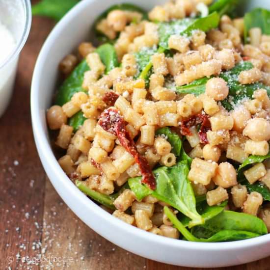 Spinach Sundried Tomatoes Pasta Salad - Recipe photo by feelgoodfoodie1