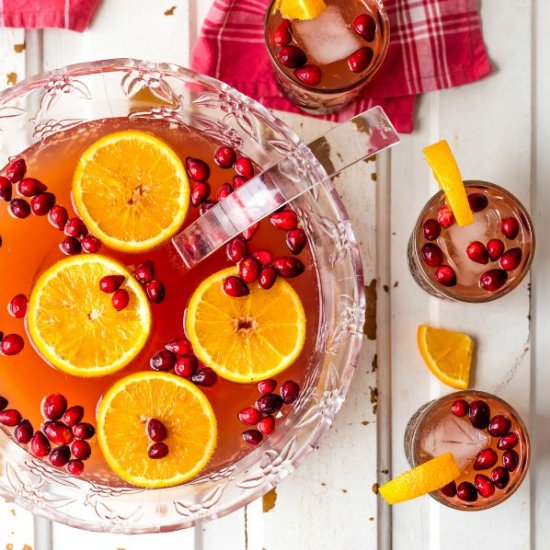 Easy Holiday Punch - Recipe photo by the cookie rookie