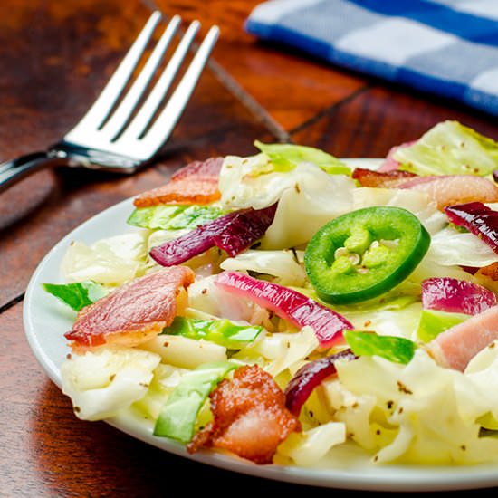 Hot Bacon Coleslaw - Recipe photo by kitchenriffs