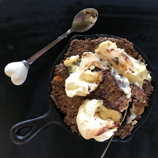 Low Carb Skillet Cookie - Recipe photo by Foodie goes Primal
