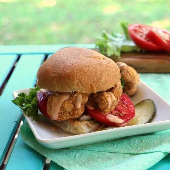 Spicy Cauliflower Po' Boy - Recipe photo by cadryskitchen