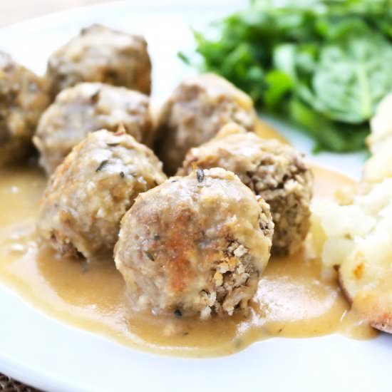 Vegan Swedish Meatballs - Recipe photo by Plateofplants