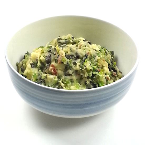 Lettuce, Potato, Bacon & Apple Mash - Recipe photo by agourmetfoodblog