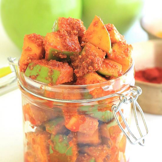 Green Apple Pickle - Recipe photo by cookingcarnival