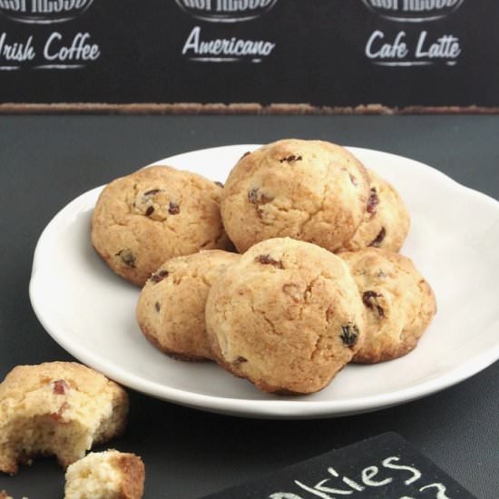 Coconut Raisins Butter Cookies - Recipe photo by throughthekitchendoor