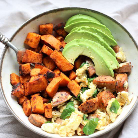 Sweet Potato Power Breakfast - Recipe photo by GrabSomeJoy