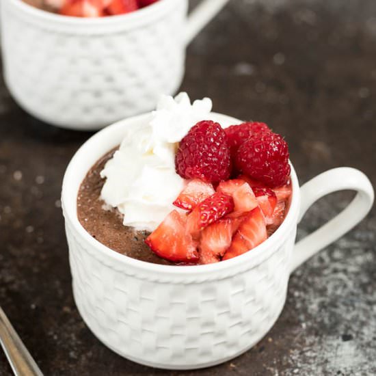 Overnight Chocolate Chia Seed Pudding - Recipe photo by nutritiouseats