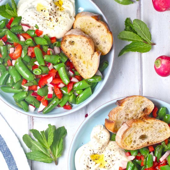 Sugar Snap Salad - Recipe photo by themillennialcook